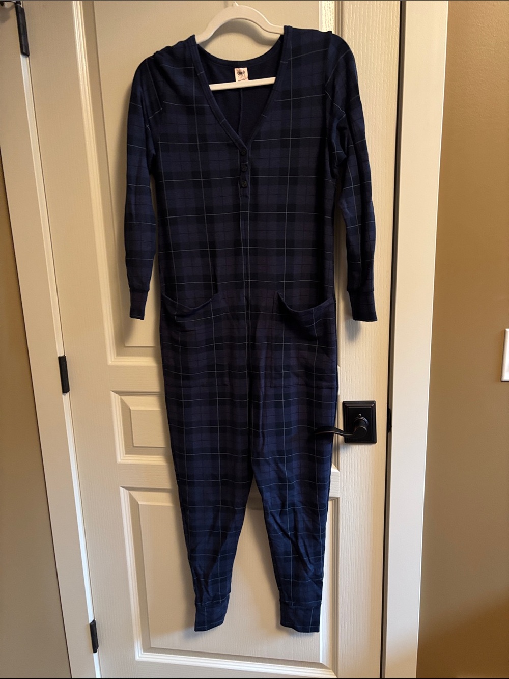 Smash and Tess plaid onesie